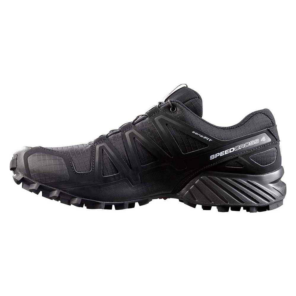 Salomon Speedcross 4 EU 47 1/3 Black / Black / Black Metallic - Imagen 4