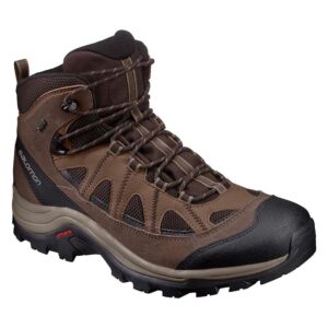 Salomon Authentic Ltr Goretex EU 40 2/3 Black Coffee / Chocolate Brown / Vintage Kaki