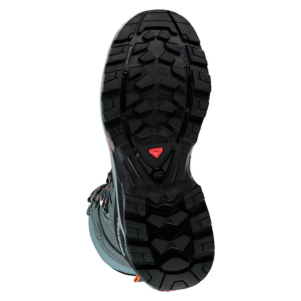Salomon Quest 4d 3 Goretex EU 45 1/3 Lead / Stormy Weather / Bird Of Paradis - Imagen 2