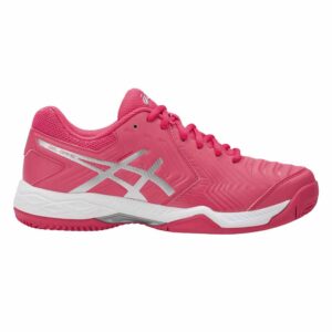 Asics Gel Game 6 Clay EU 43 1/2 Rouge Red / Silver / White