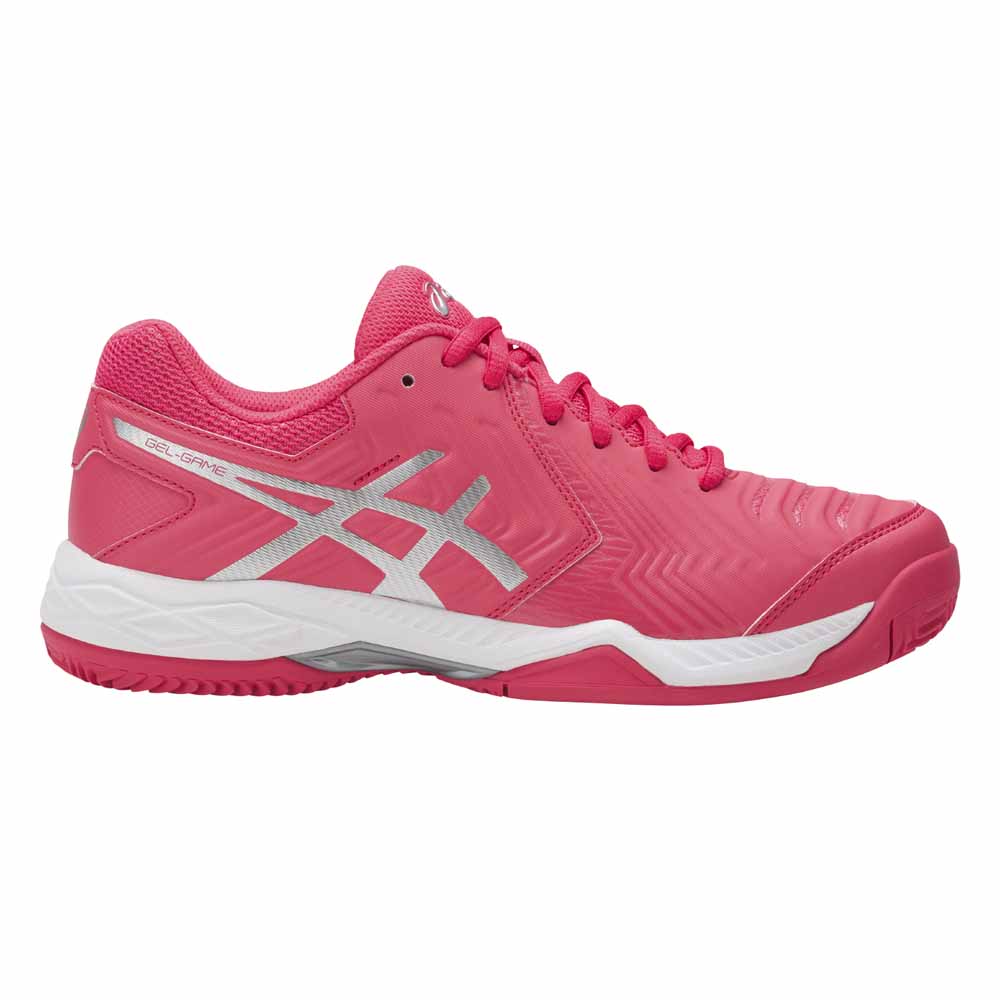 Asics Gel Game 6 Clay EU 44 Rouge Red / Silver / White