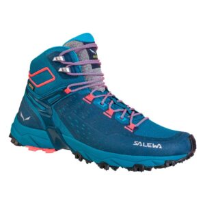 Salewa Alpenrose Ultra Mid Goretex EU 35 Blue Sapphire / Fluo Coral
