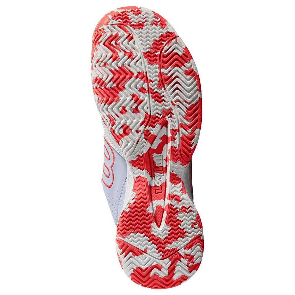 Wilson Kaos Devo EU 41 1/3 White / Halogen Blue / Fiery Coral - Imagen 2