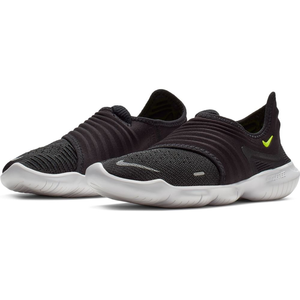 Nike Free Rn Flyknit 3.0 EU 38 Black / Volt / White - Zapatillas Deporte