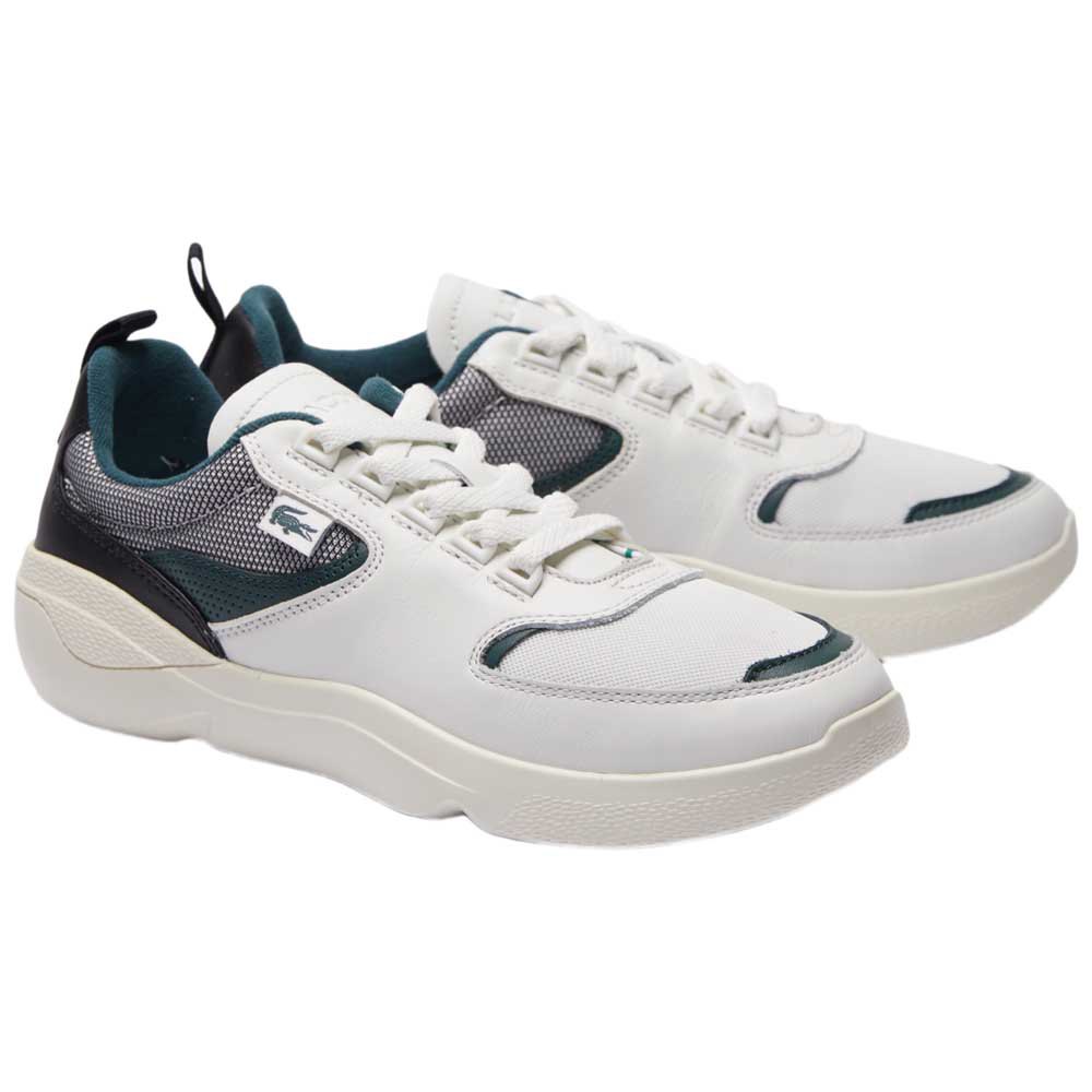 Lacoste Wild Card Leather EU 42 1/2 Green / Blue / White - Imagen 2