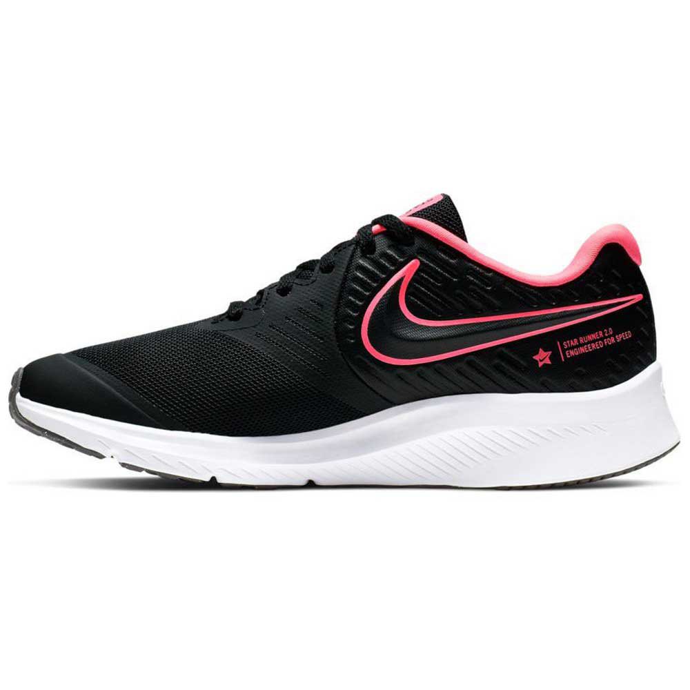 Nike Star Runner 2 Gs EU 35 1/2 Black / Sunset Pulse / Black / White - Imagen 3