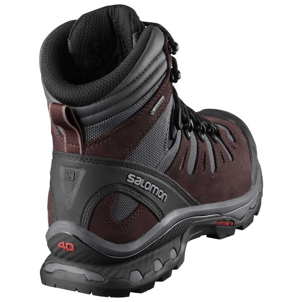 Salomon Quest 4d 3 Goretex EU 39 1/3 Ebony / Chocolate Plum / Peppercorn - Imagen 3