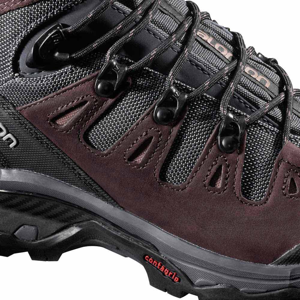 Salomon Quest 4d 3 Goretex EU 39 1/3 Ebony / Chocolate Plum / Peppercorn - Imagen 4