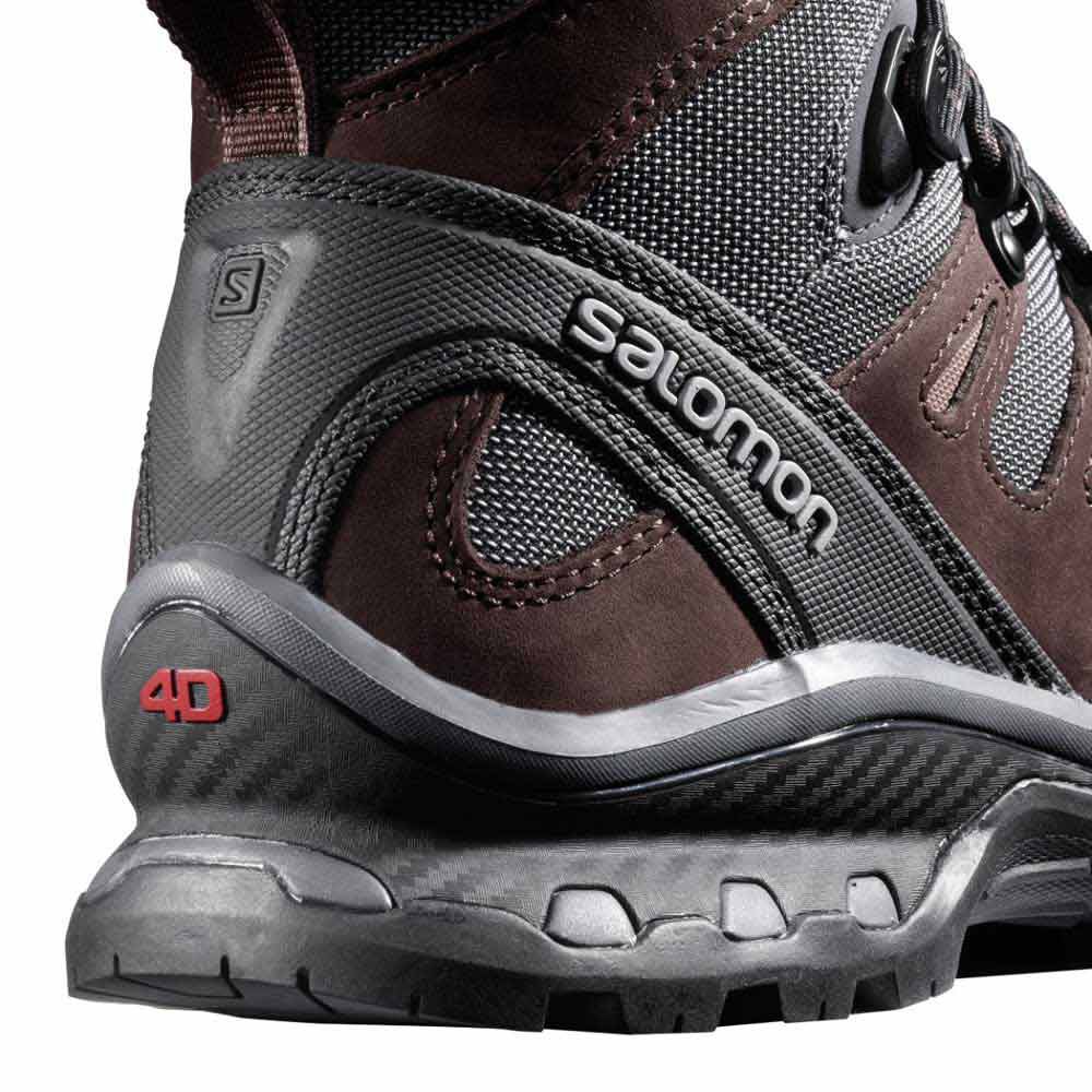 Salomon Quest 4d 3 Goretex EU 39 1/3 Ebony / Chocolate Plum / Peppercorn - Imagen 5