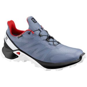 Salomon Supercross Goretex EU 41 1/3 Flint Stone / Black / High Risk Red