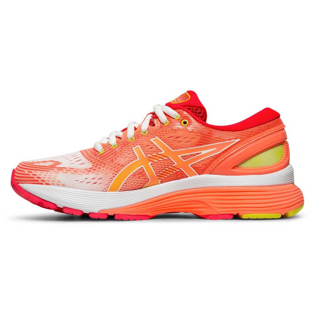 Asics Gel Nimbus 21 Shine EU 43 1/2 White / Sun Coral - Imagen 3