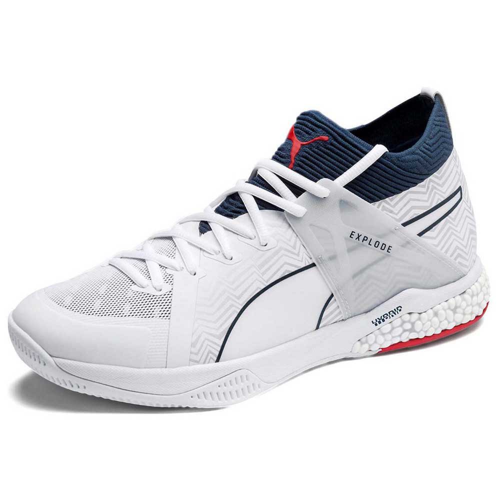 Puma Explode Eh 1 EU 42 Puma White / Dark Denim / High Risk Red / Glacier Grey