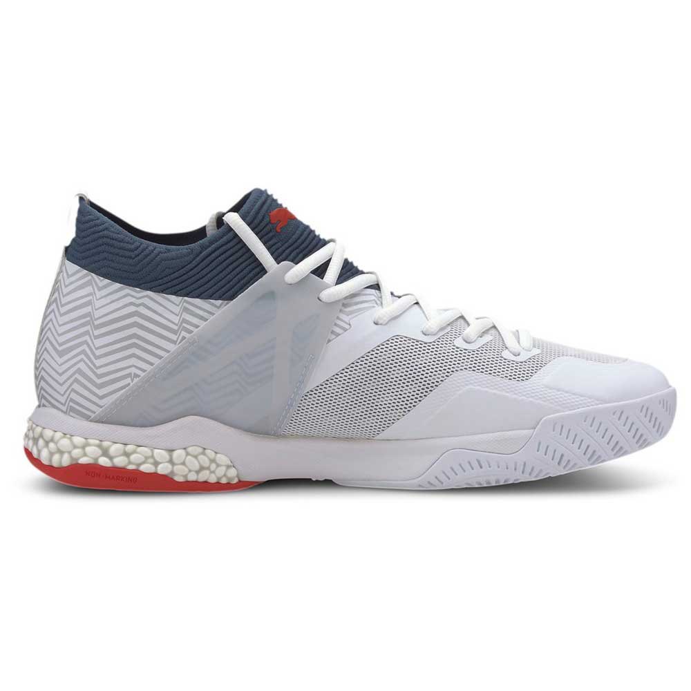 Puma Explode Eh 1 EU 42 Puma White / Dark Denim / High Risk Red / Glacier Grey - Imagen 3