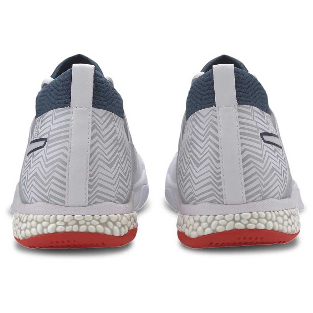 Puma Explode Eh 1 EU 42 Puma White / Dark Denim / High Risk Red / Glacier Grey - Imagen 6
