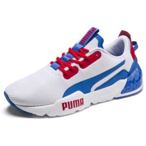Puma Cell Phase EU 44 Puma White / High Risk Red / Palace Blue