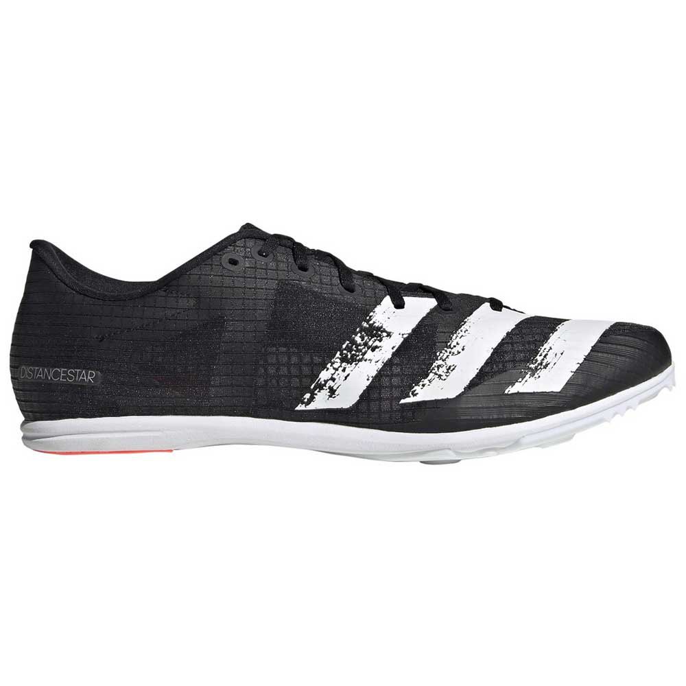 Adidas Distancestar EU 44 Core Black / Footwear White / Signal Coral