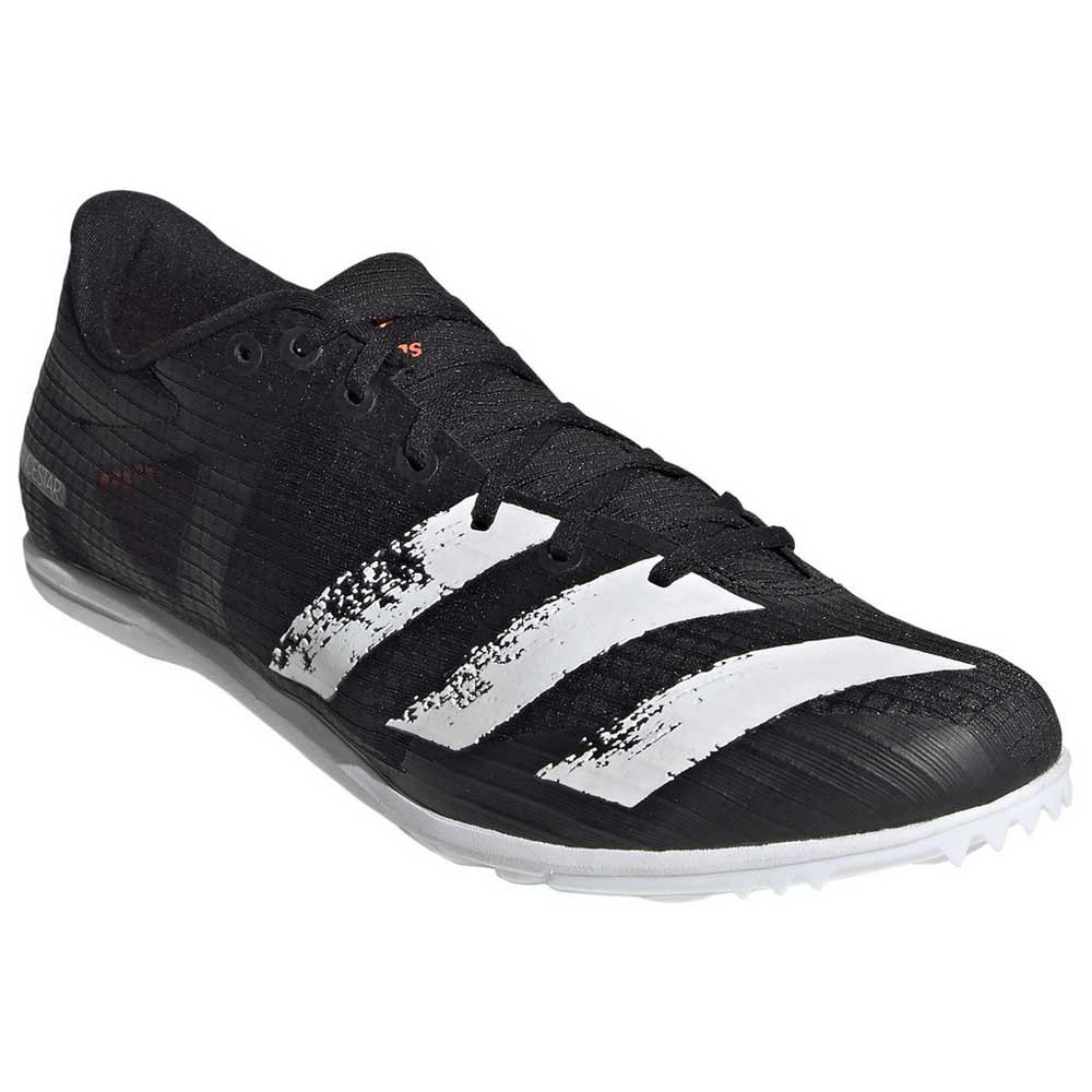 Adidas Distancestar EU 44 Core Black / Footwear White / Signal Coral - Imagen 4