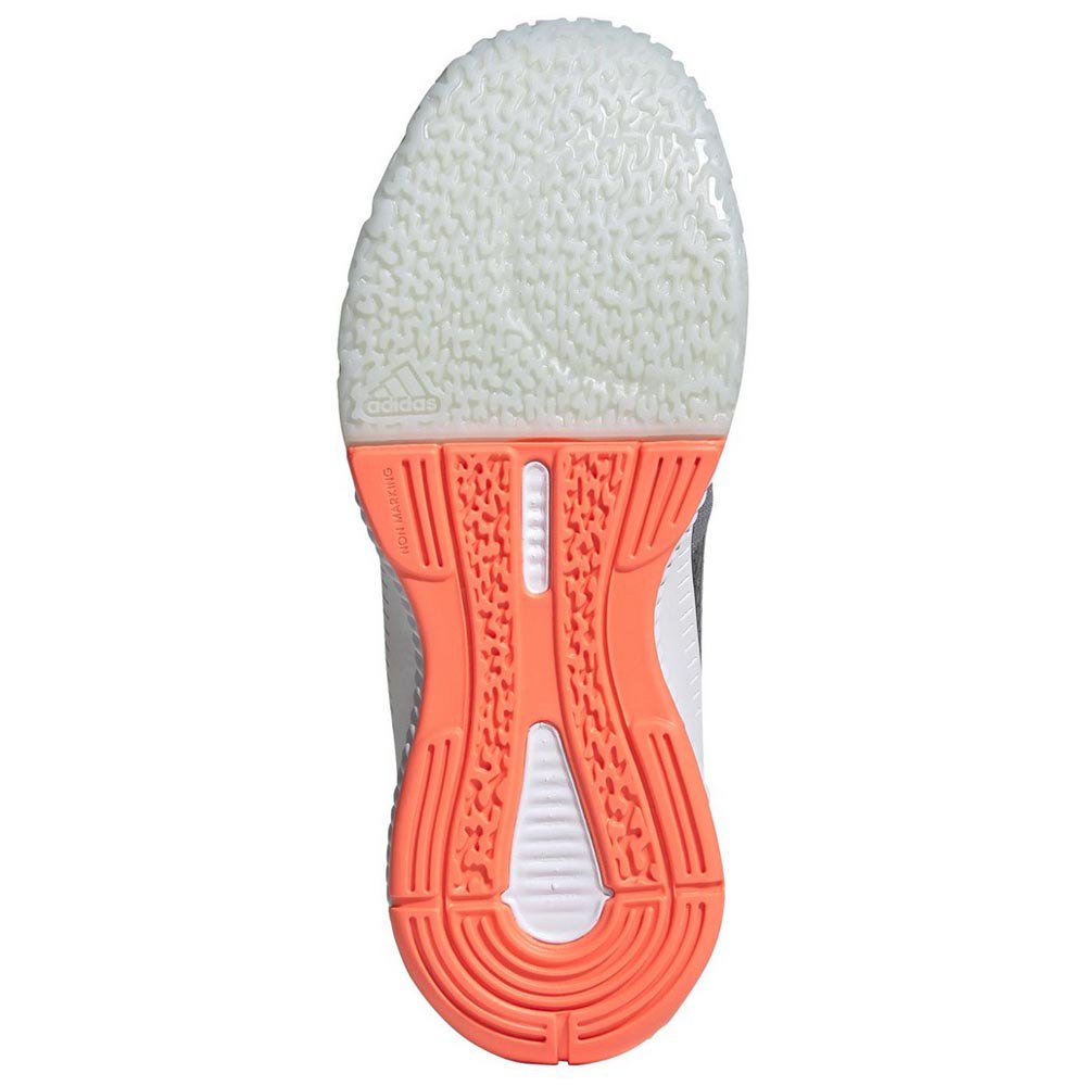 Adidas Crazyflight Bounce 3 EU 46 Grey Three / Footwear White / Signal Coral - Imagen 2