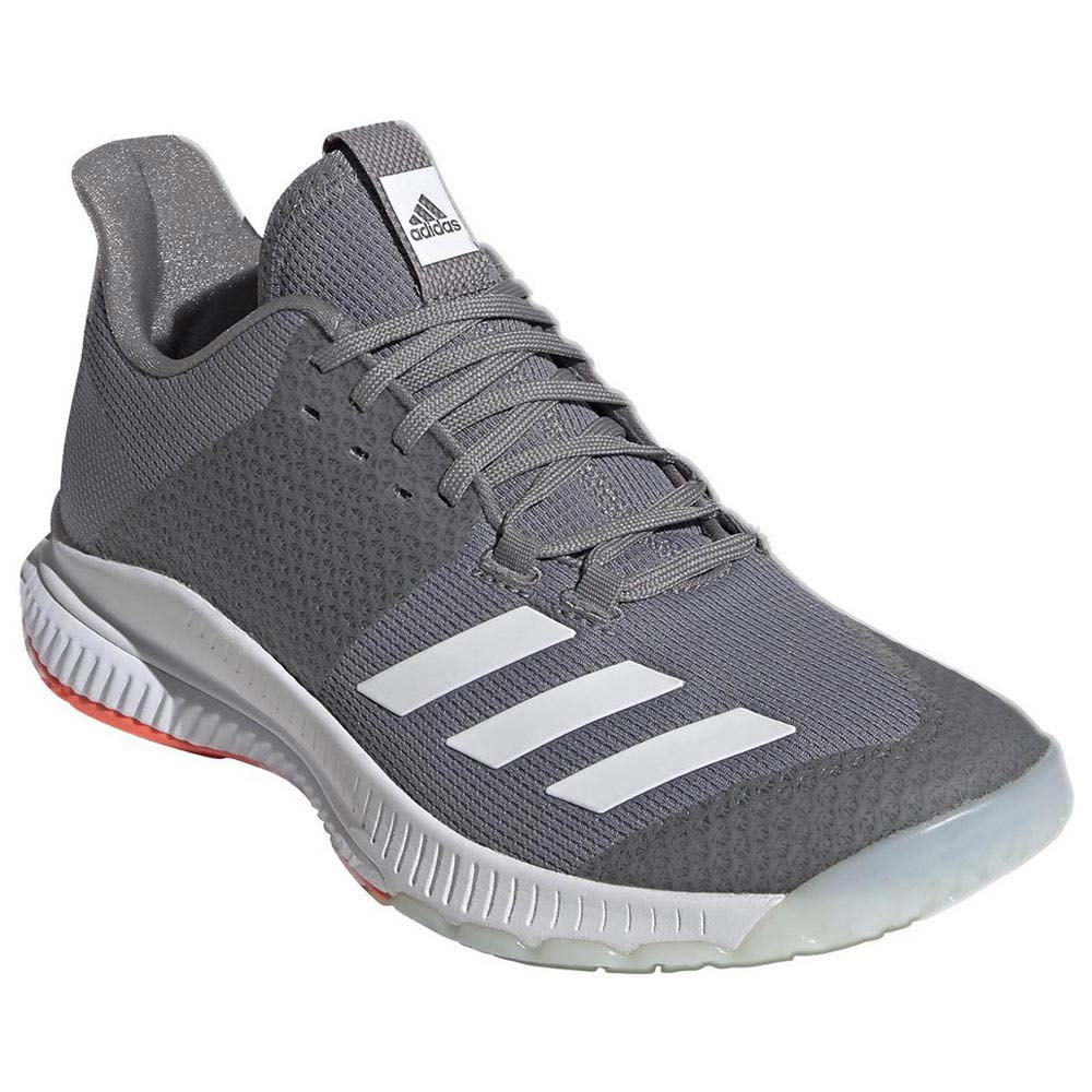 Adidas Crazyflight Bounce 3 EU 46 Grey Three / Footwear White / Signal Coral - Imagen 4