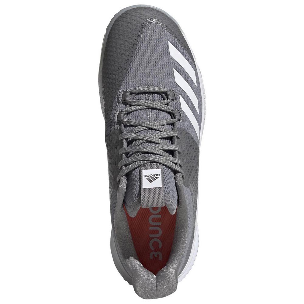 Adidas Crazyflight Bounce 3 EU 46 Grey Three / Footwear White / Signal Coral - Imagen 5