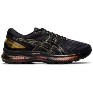 Asics Gel Nimbus 22 Platinum EU 48 Black / Pure Gold