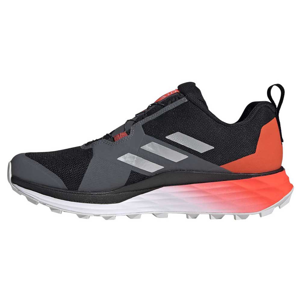 Adidas Terrex Two Boa EU 42 Core Black / Silver Metal / Solar Red - Imagen 3