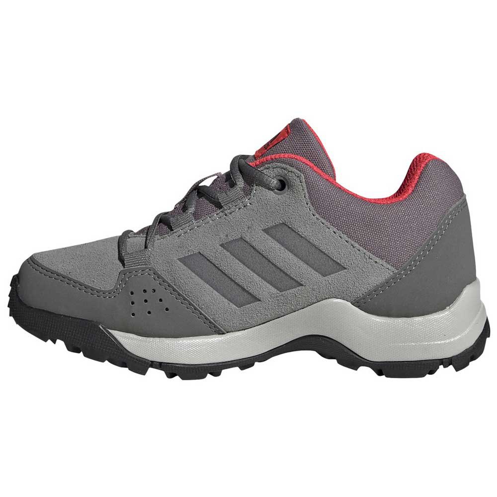 Adidas Terrex Hyperhiker Low Leather Kid EU 35 Grey Three / Grey Three / Shock Red - Imagen 3