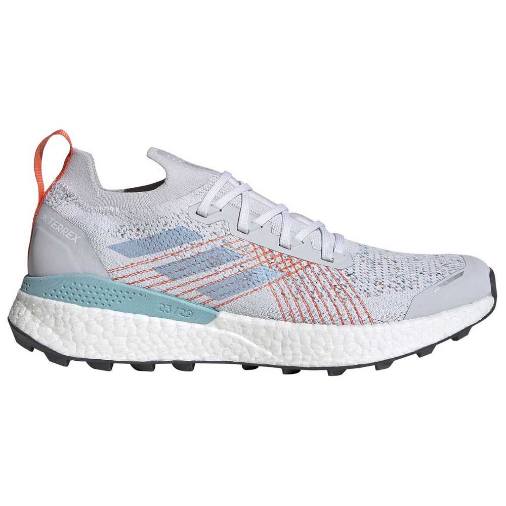 Adidas Terrex Two Ultra Parley EU 42 2/3 Dash Grey / Footwear White / True Orange