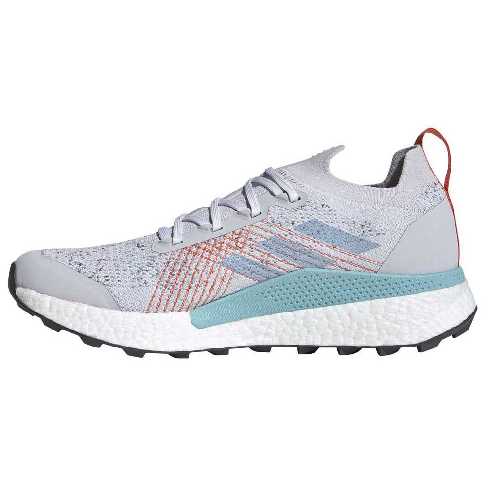 Adidas Terrex Two Ultra Parley EU 42 2/3 Dash Grey / Footwear White / True Orange - Imagen 3