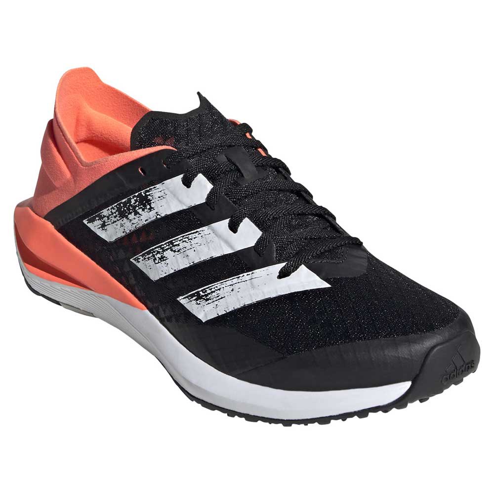 Adidas Rapidafaito Summer.rdy Junior EU 39 1/3 Core Black / Footwear White / Signal Coral - Imagen 4