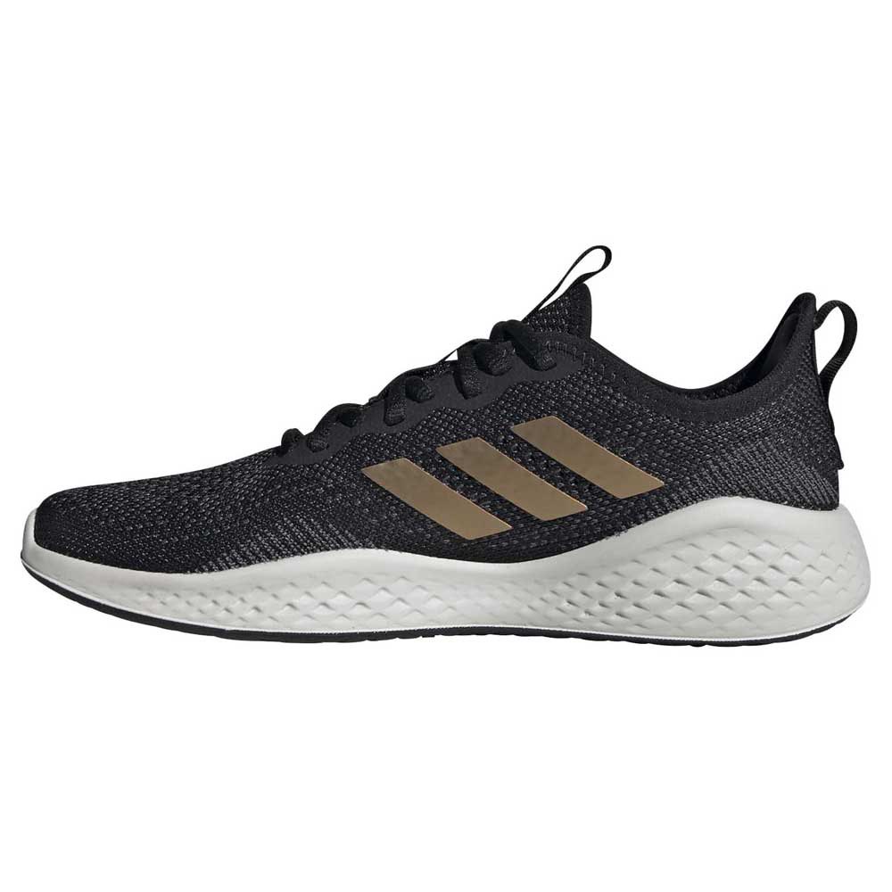 Adidas Fluidflow EU 41 1/3 Core Black / Tactile Gold Metal / Grey Six - Imagen 3