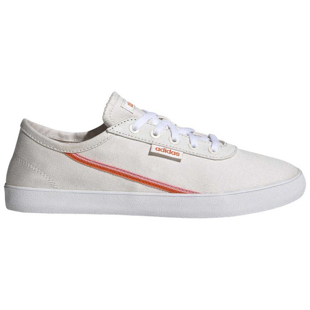 Adidas Courtflash X EU 41 1/3 Core White / Orange / Glory Pink