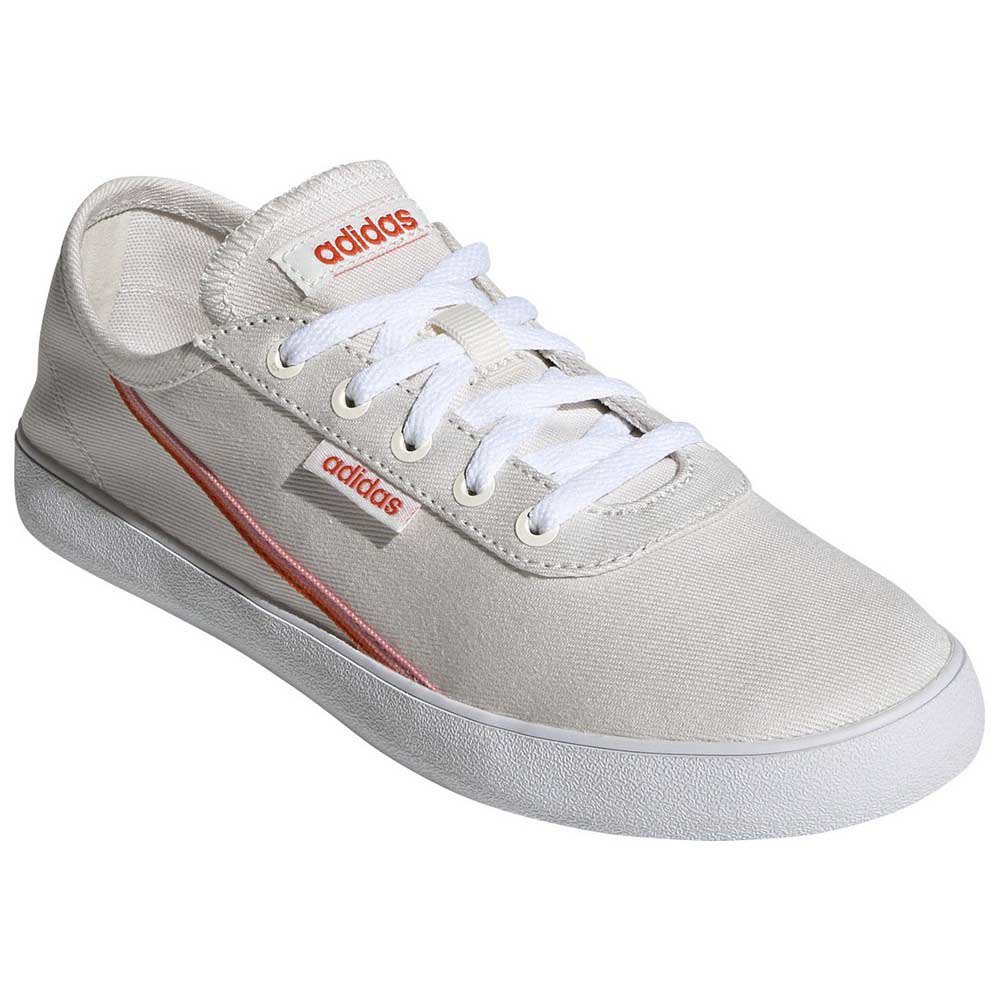 Adidas Courtflash X EU 41 1/3 Core White / Orange / Glory Pink - Imagen 4