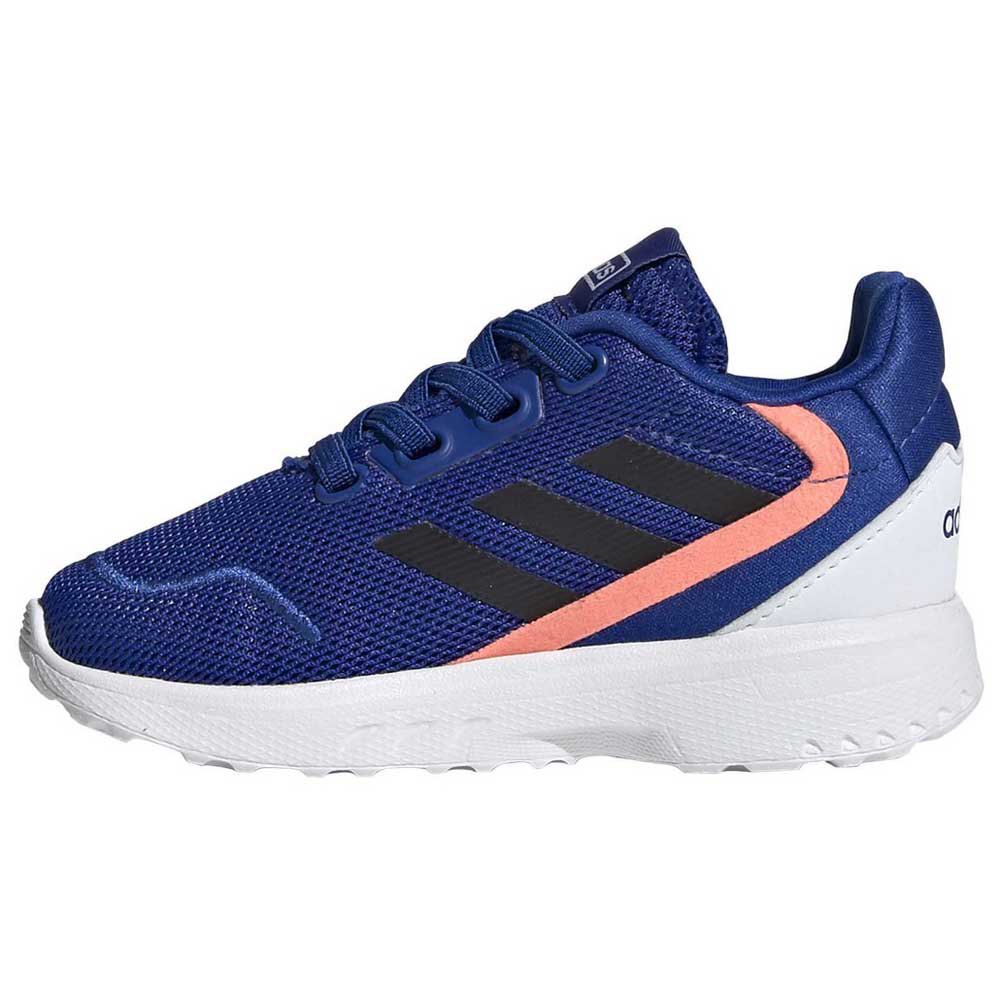 Adidas Nebzed Infant EU 24 Royal Blue / Core Black / Signal Coral - Imagen 3