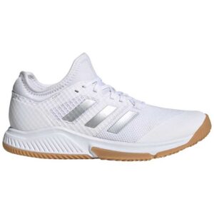 Adidas Badminton Court Team Bounce EU 38 Footwear White / Silver Metal / Footwear White