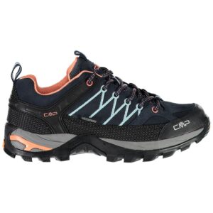 Cmp Rigel Low Trekking Wp EU 36 Bright Blue / Giada / Peach