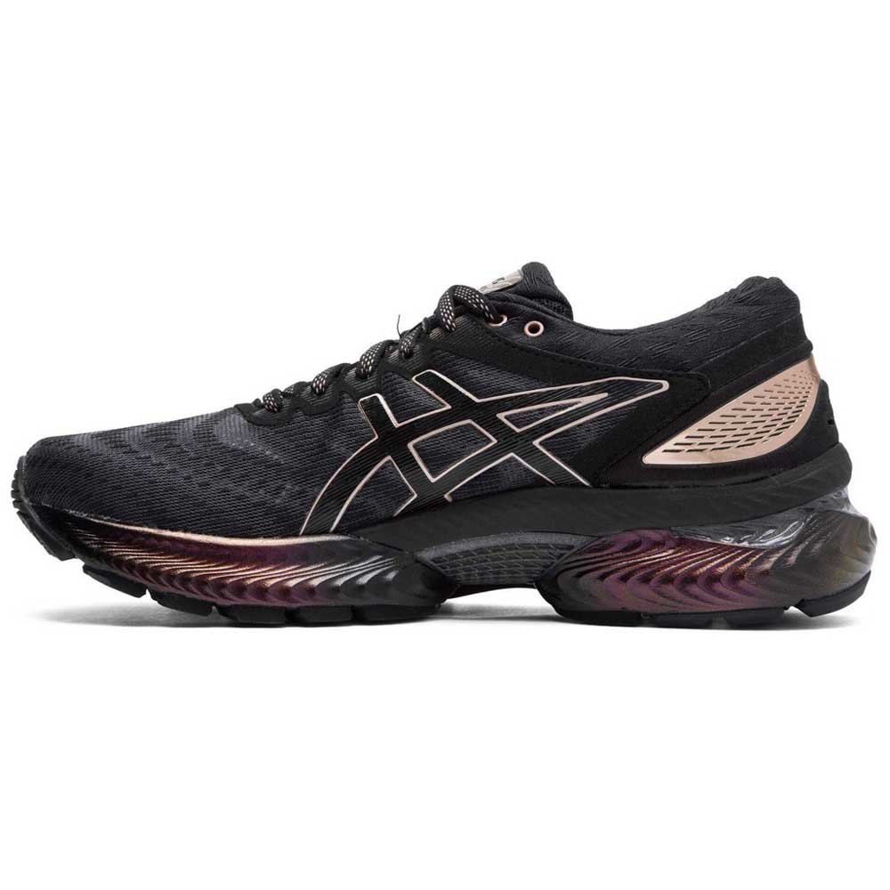 Asics Gel Nimbus 22 Platinum EU 42 1/2 Black / Rose Gold - Imagen 3