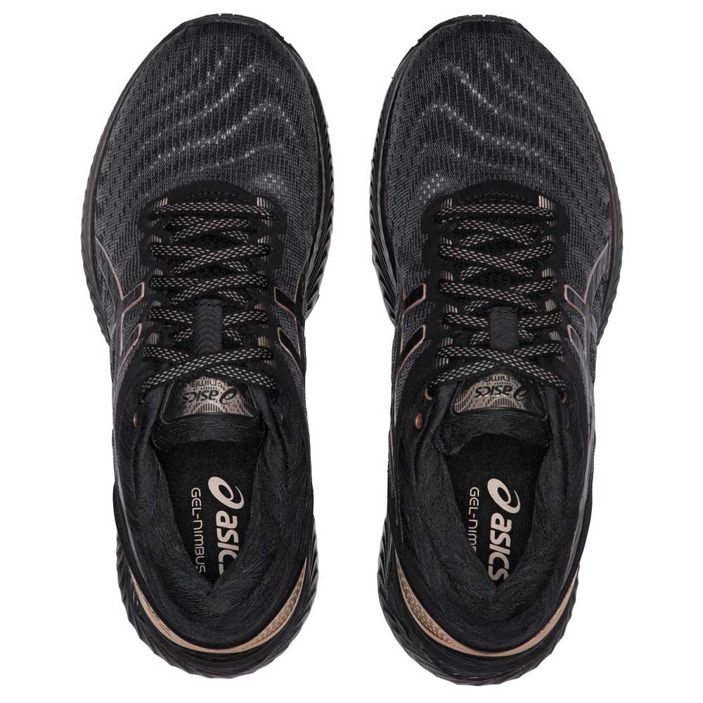 Asics Gel Nimbus 22 Platinum EU 42 1/2 Black / Rose Gold - Imagen 6