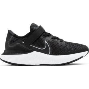 Nike Renew Run Psv EU 27 1/2 Black / Metallic Silver / White