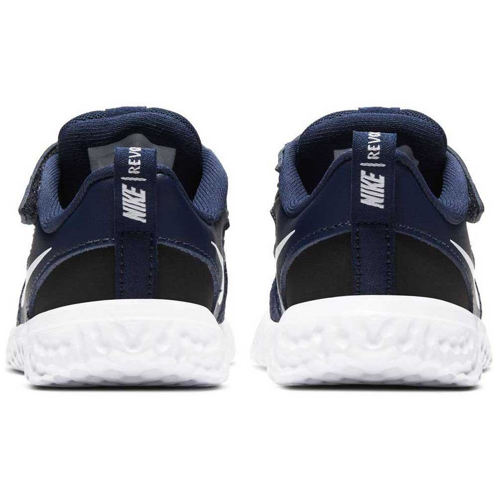 Nike Revolution 5 Tdv EU 23 1/2 Midnight Navy / White / Black - Zapatillas  Deporte
