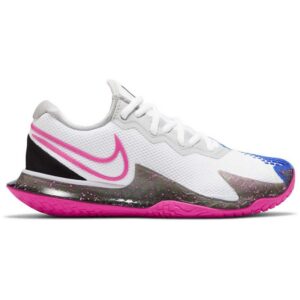 Nike Court Air Zoom Vapor Cage 4 Hc EU 37 1/2 White / Laser Fuchsia / Sapphire / Hot Lime
