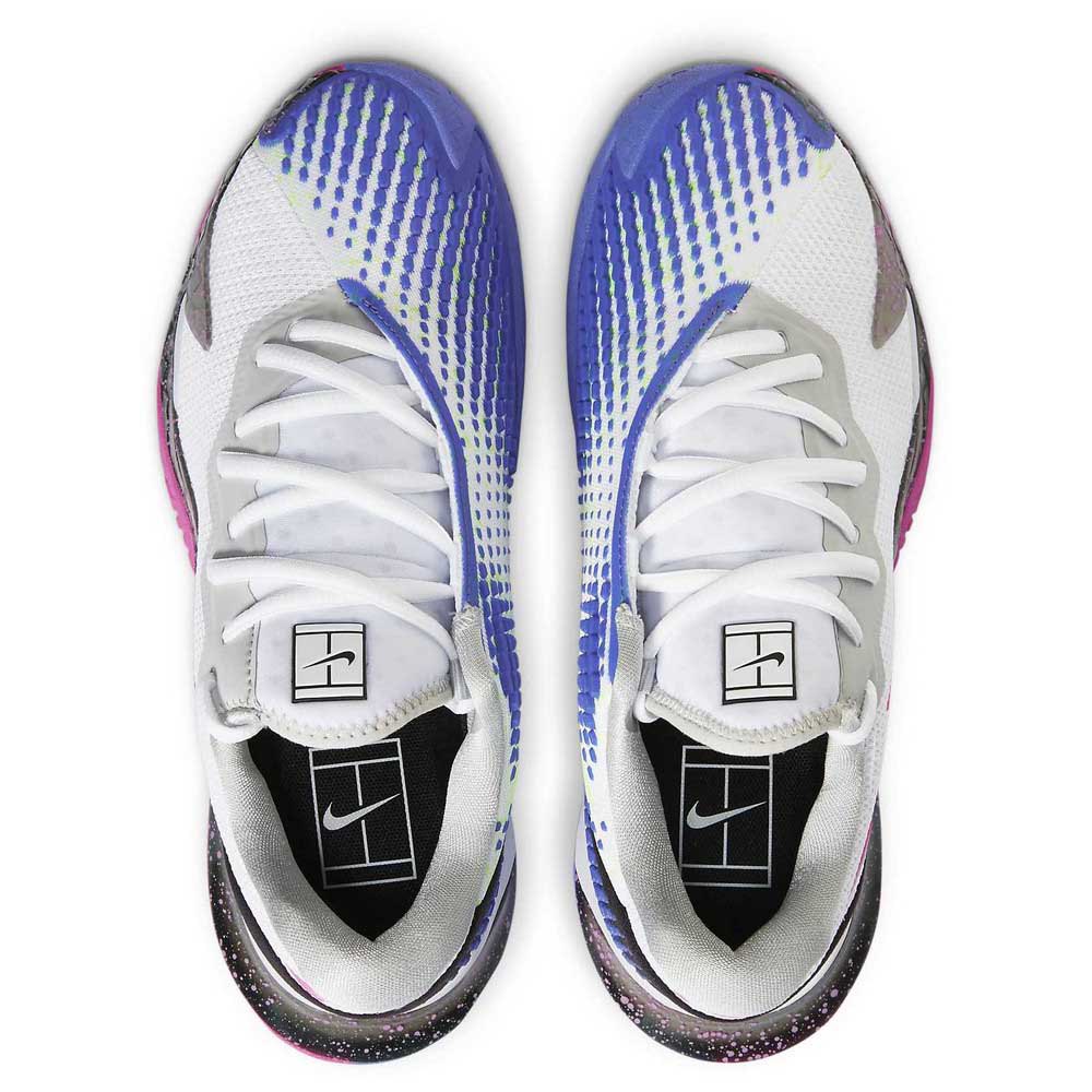 Nike Court Air Zoom Vapor Cage 4 Hc EU 41 White / Laser Fuchsia / Sapphire / Hot Lime - Imagen 5