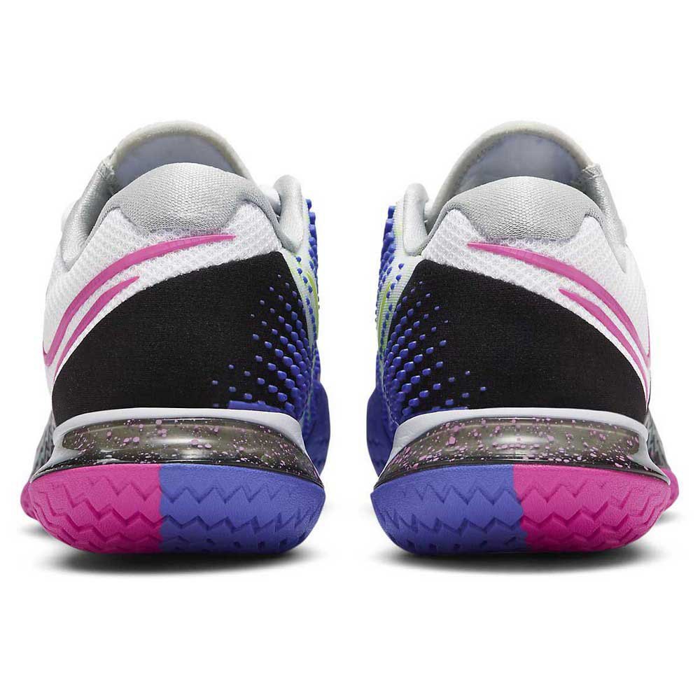 Nike Court Air Zoom Vapor Cage 4 Hc EU 41 White / Laser Fuchsia / Sapphire / Hot Lime - Imagen 6