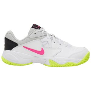 Nike Court Lite 2 EU 41 White / Laser Fuchsia / Hot Lime / Grey Fog