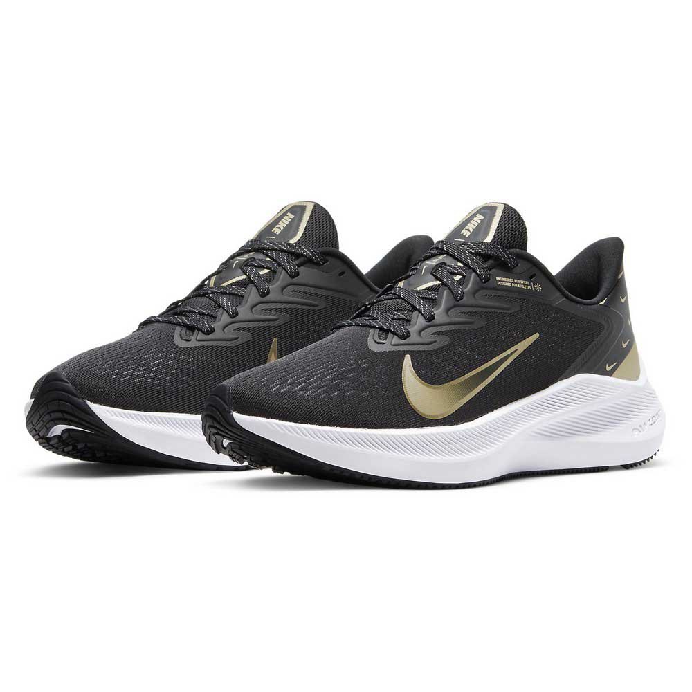 Nike Zoom Winflo 7 Premium EU 41 Black / Mtlc Gold Grain / Particle Grey -  Zapatillas Deporte