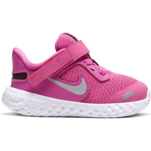 Nike Revolution 5 Flyease Tdv EU 18 1/2 Active Fuchsia / Metallic Silver / Black