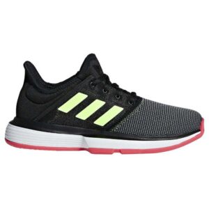 Adidas Solecourt Xj EU 33 Core Black / Ftwr White / Shock Red