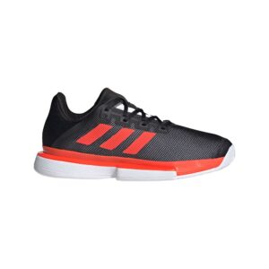 Adidas Solematch Bounce EU 42 2/3 Core Black / Solar Red / Ftwr White
