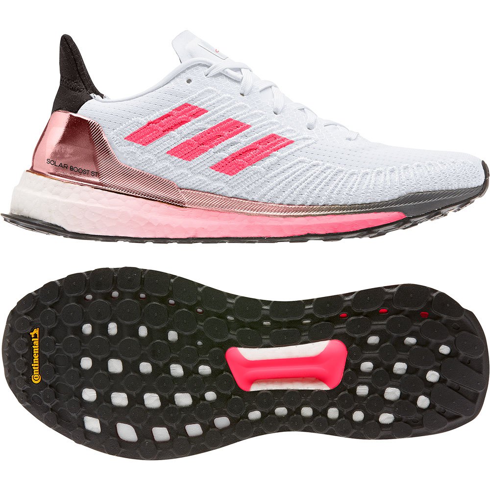 Adidas Solar Boost St 19 EU 40 2/3 Crystal White / Signal Pink / Copper  Metalic - Zapatillas Deporte