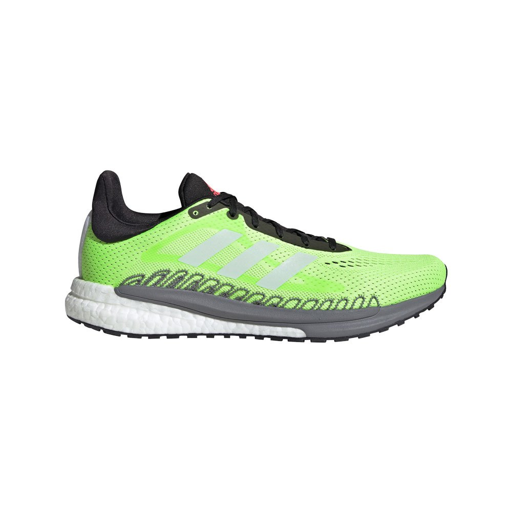 Adidas Solar Glide 3 EU 43 1/3 Signal Green / Core White / Core Black -  Zapatillas Deporte